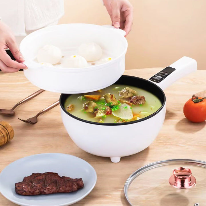 Multifunctional electric pan – Ideal for frying, cooking, and steaming, energy-saving and easy to clean | Stornfield