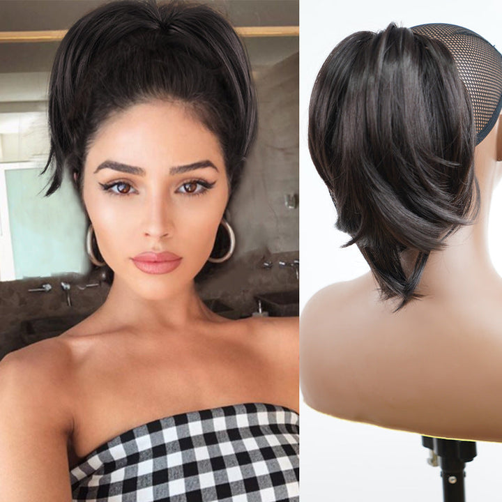 Stornfield | Extension de cheveux en queue de cheval à clip en pince à griffes synthétiques DIY Pièce de coiffure Chignon