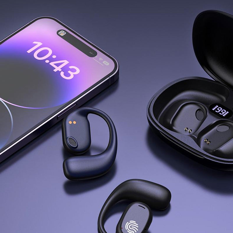 Stornfield | Bluetooth Bone Conduction Headphones with True Ear Hook