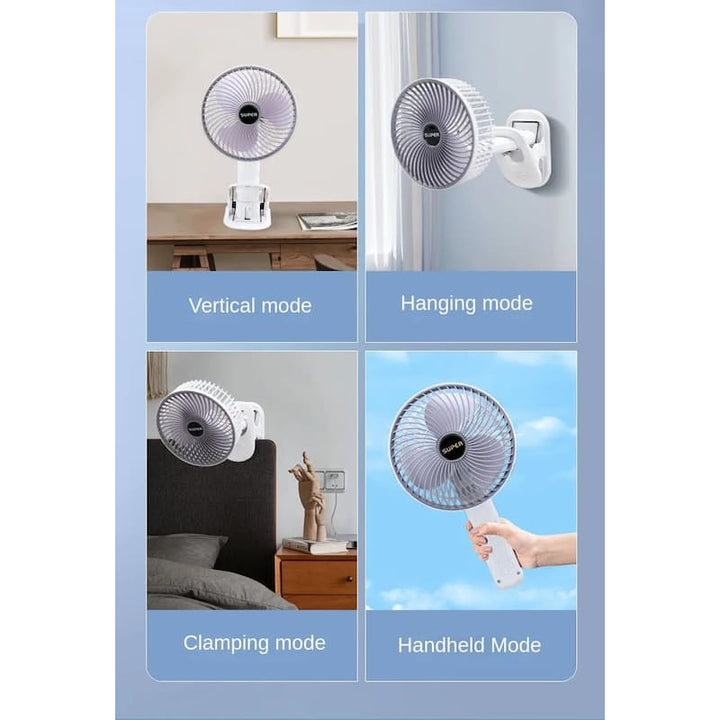 Portable  Rechargeable  Desk Fan | Stornfield