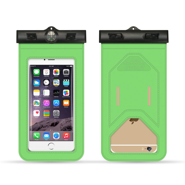 Waterproof smartphone case with card slot and integrated compass Stornfield