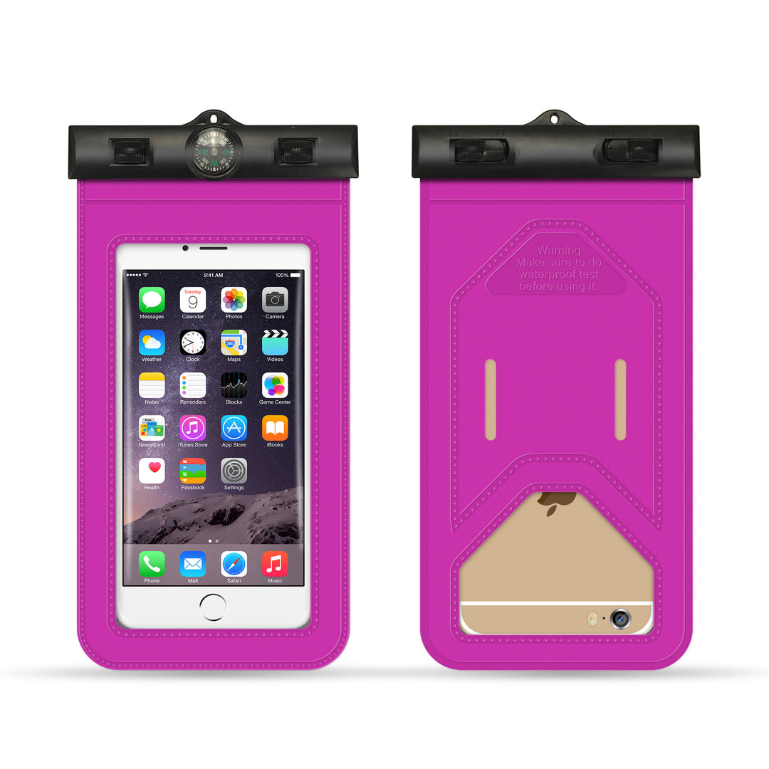 Waterproof smartphone case with card slot and integrated compass Stornfield