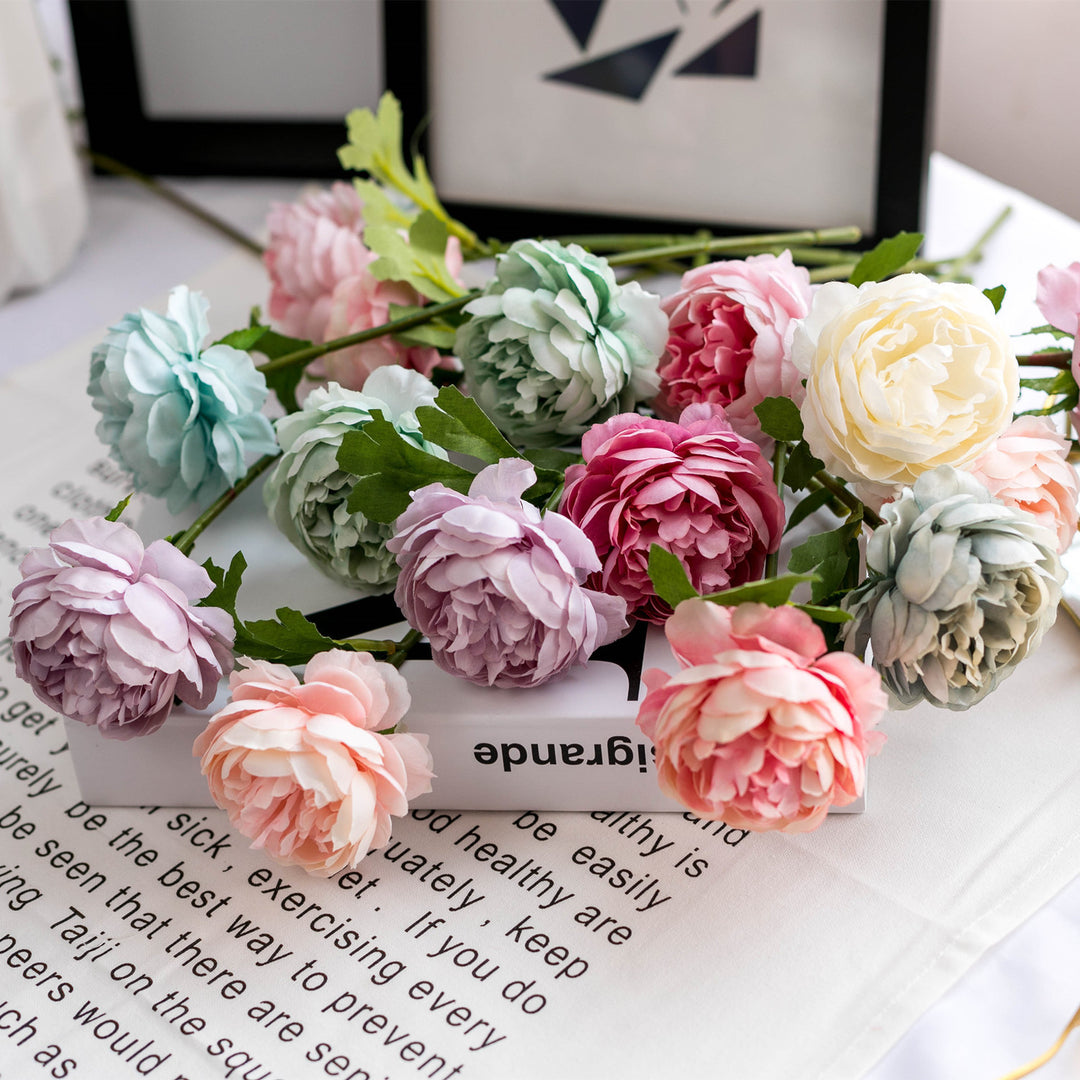 Elegant Decorative Faux Flower Stem