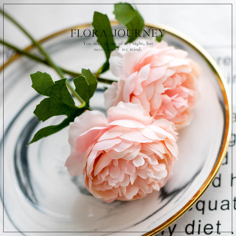 Elegant Decorative Faux Flower Stem