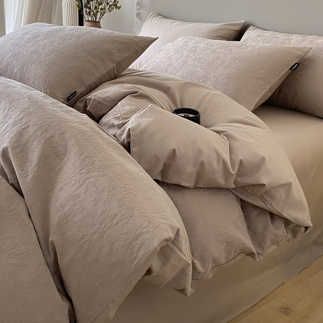 Cotton bedding set, Class A, geometric pattern