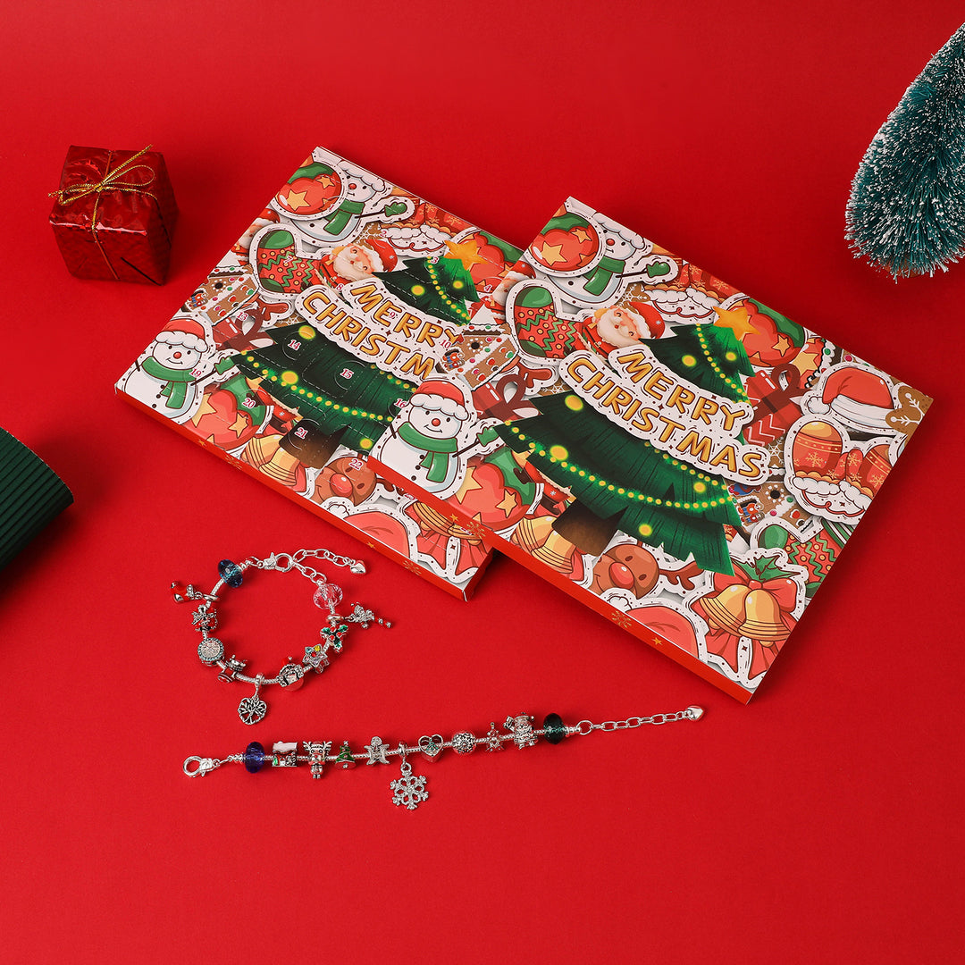 Christmas Advent Calendar with DIY Jewelry Set