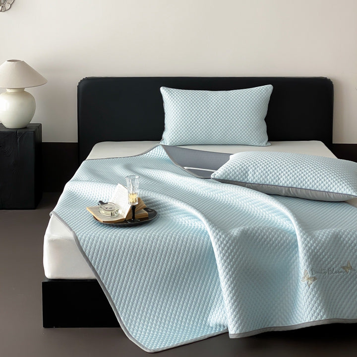 Cooling Ice Silk Bed Set, 3-Piece