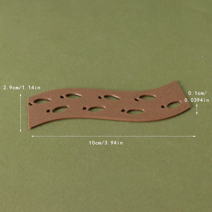 Miniature Christmas Footprint Mat for Dollhouses