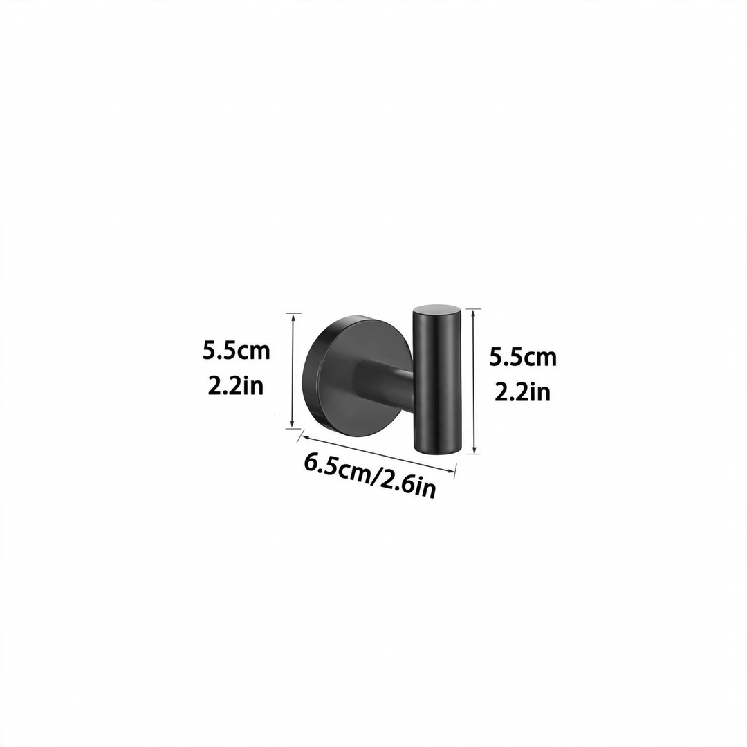 Bathroom towel holder set, stainless steel