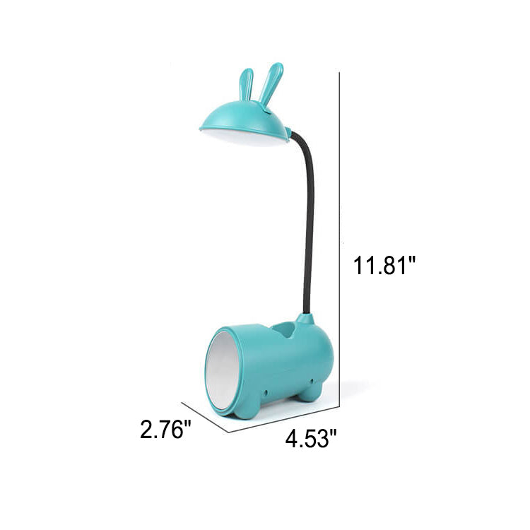 Stornfield | USB LED Touch Desk Lamp Creative Rabbit Shaped Pen Holder Cartoon
