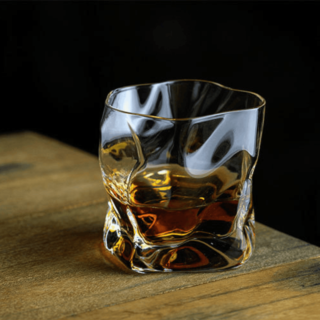 Japaneese Edo Kiriko Crumple Body Whisky Glass | Stornfield