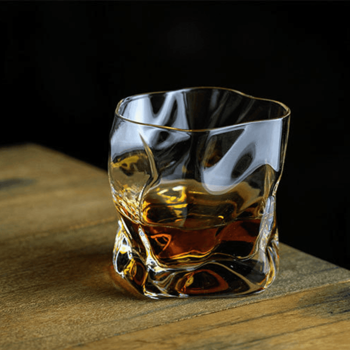 Japaneese Edo Kiriko Crumple Body Whisky Glass | Stornfield