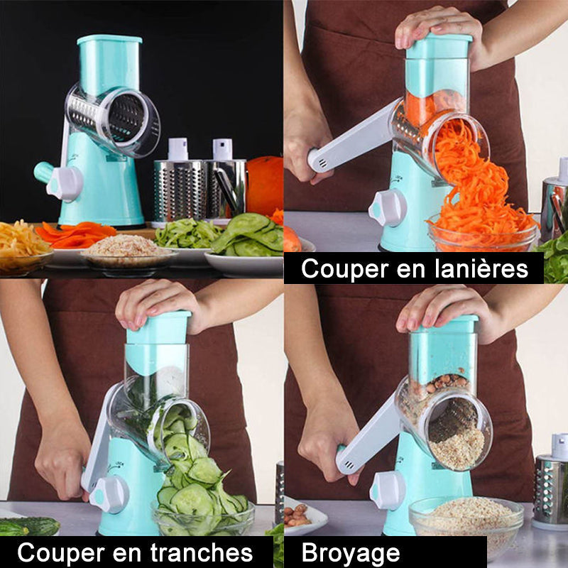 3-in-1 rotary cheese grater vegetable slicer | Stornfield