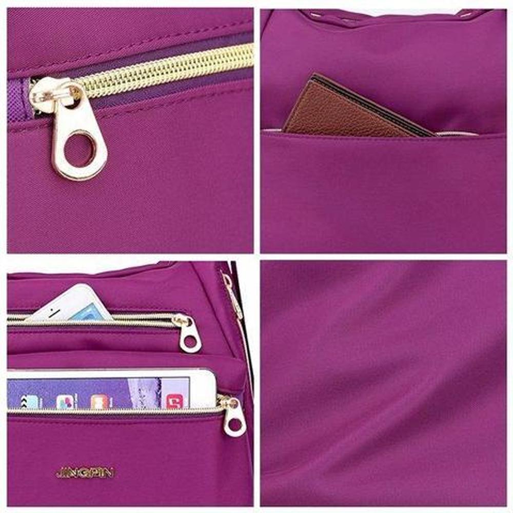 Bag with double zippers, backpack, handbag and crossbody bag | Stornfield