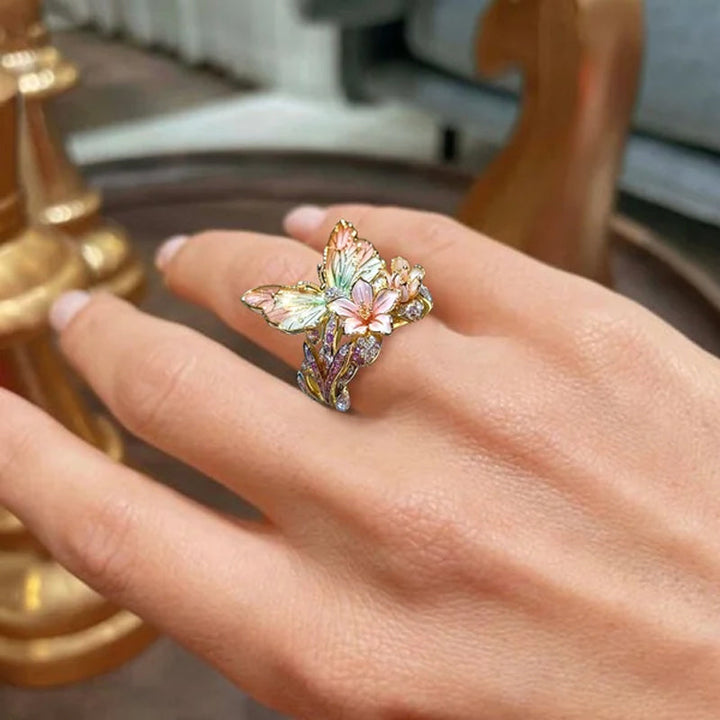 Butterfly flower ring | Stornfield