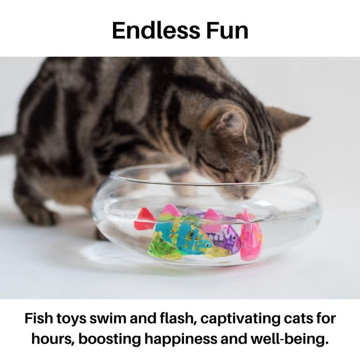 Stornfield | AquaPret Interactive Cat Toy – Moving Fish with Lighting