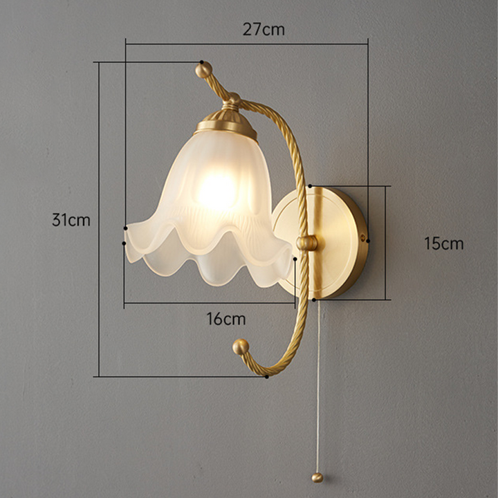 VintageGlow – Retro Glass Wall Light for Atmosphere | Stornfield