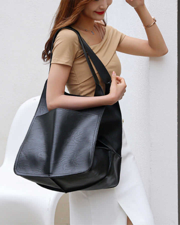 Stornfield | Sac en cuir chic et durable avec grande capacité - Élégant, sac à main pour femmes polyvalent