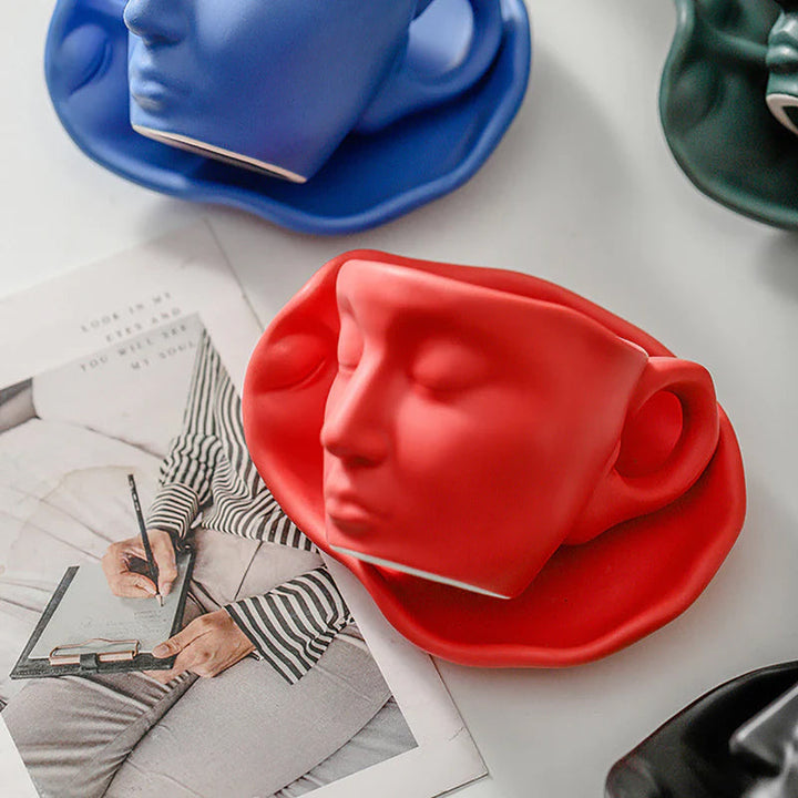 Stornfield | Kyssnades Face ceramic mug