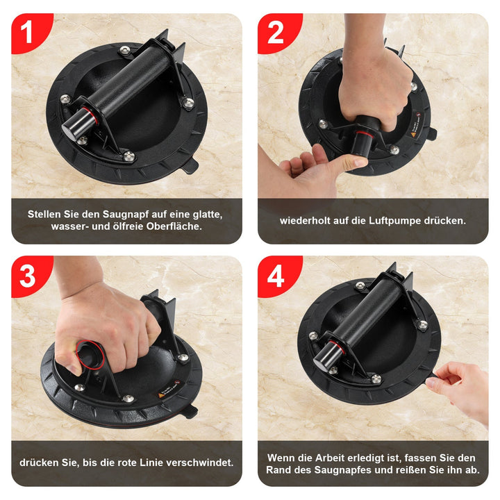 Suction cup holder 2 pieces max.100KG | Stornfield