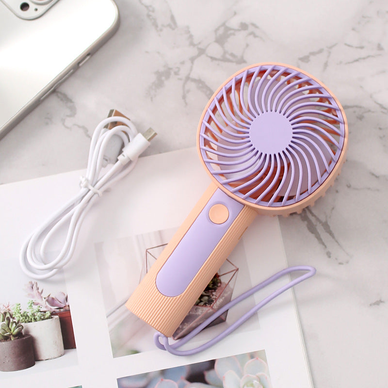 Mini Handheld USB Rechargeable Fan - 3-Speed Portable Air Cooler | Stornfield