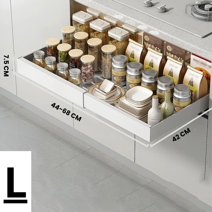 FlexiShelf Pro — Finally perfect organization that makes your everyday kitchen life easier | Stornfield
