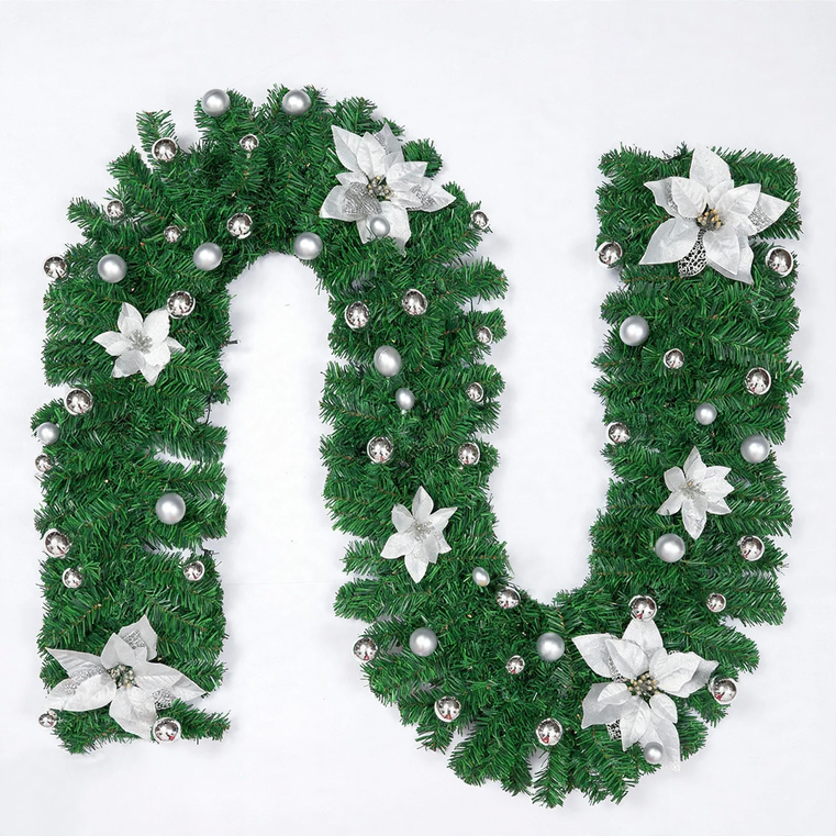 Christmas decorative wreath with lighting