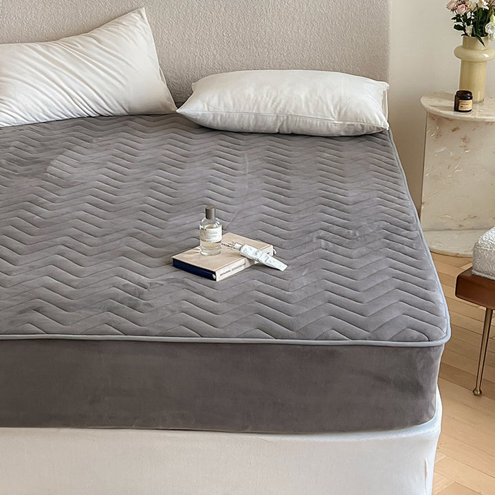 Japanese flannel fitted sheet, extra thick, 1.8m