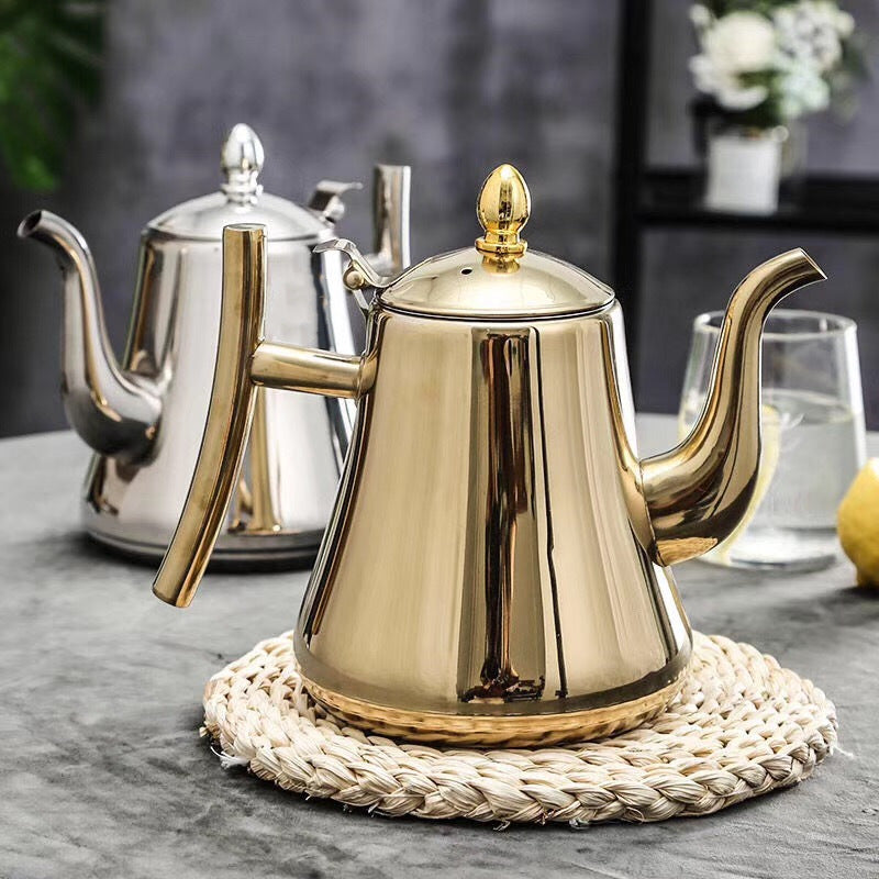 Stainless Steel Tea Kettle with Removable Infuser 1.0L 1.5L 2.0L | Stornfield