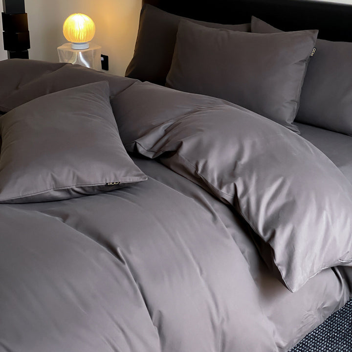 Long staple cotton bedding set, 4-piece, velvet