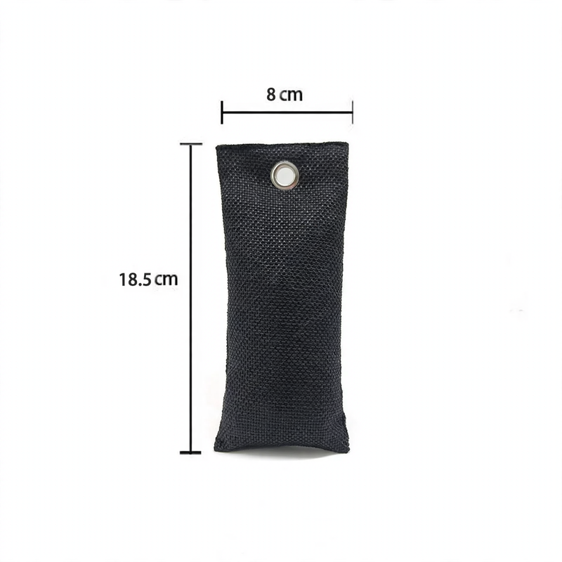 Activated charcoal bags for odor neutralization