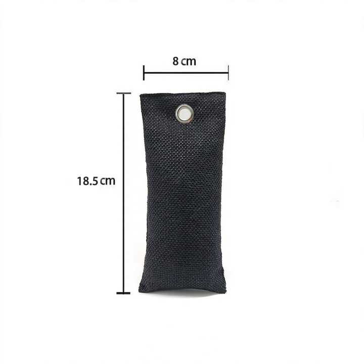 Activated charcoal bags for odor neutralization