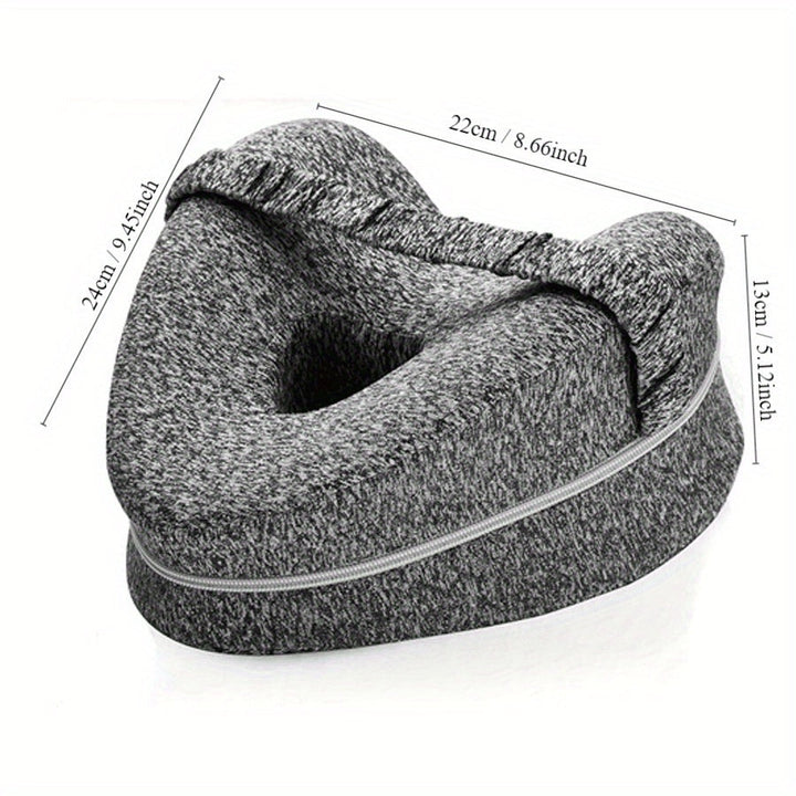 Ergonomic Knee Pillow for Side Sleepers - Supportive Memory Foam with WashaStornfielde Cover | Stornfield