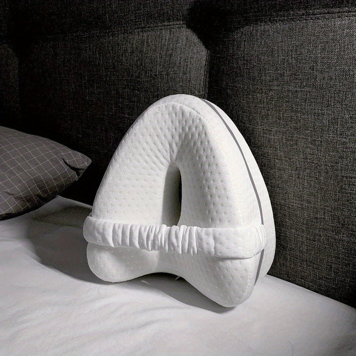 Ergonomic Knee Pillow for Side Sleepers - Supportive Memory Foam with WashaStornfielde Cover | Stornfield