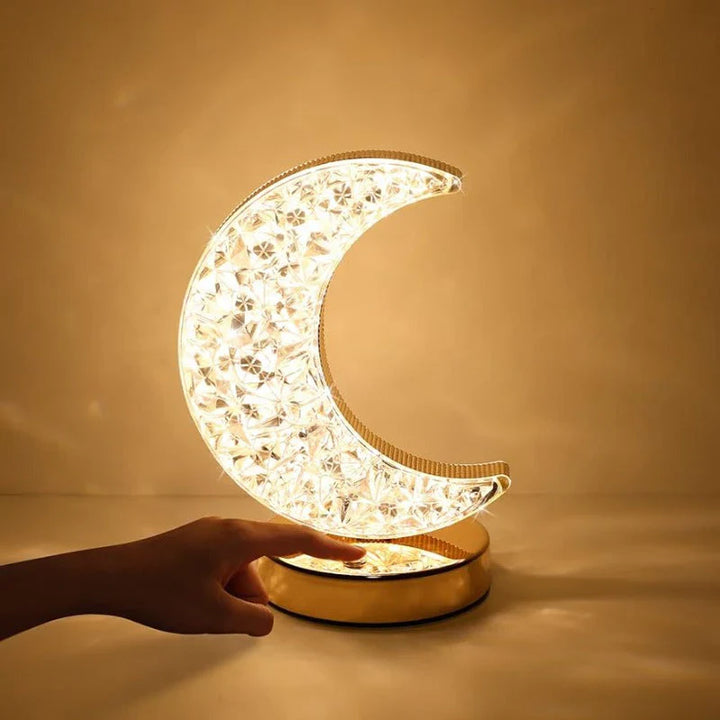 Magical Crystal Table Lamp with Dimmer - Celestia | Stornfield