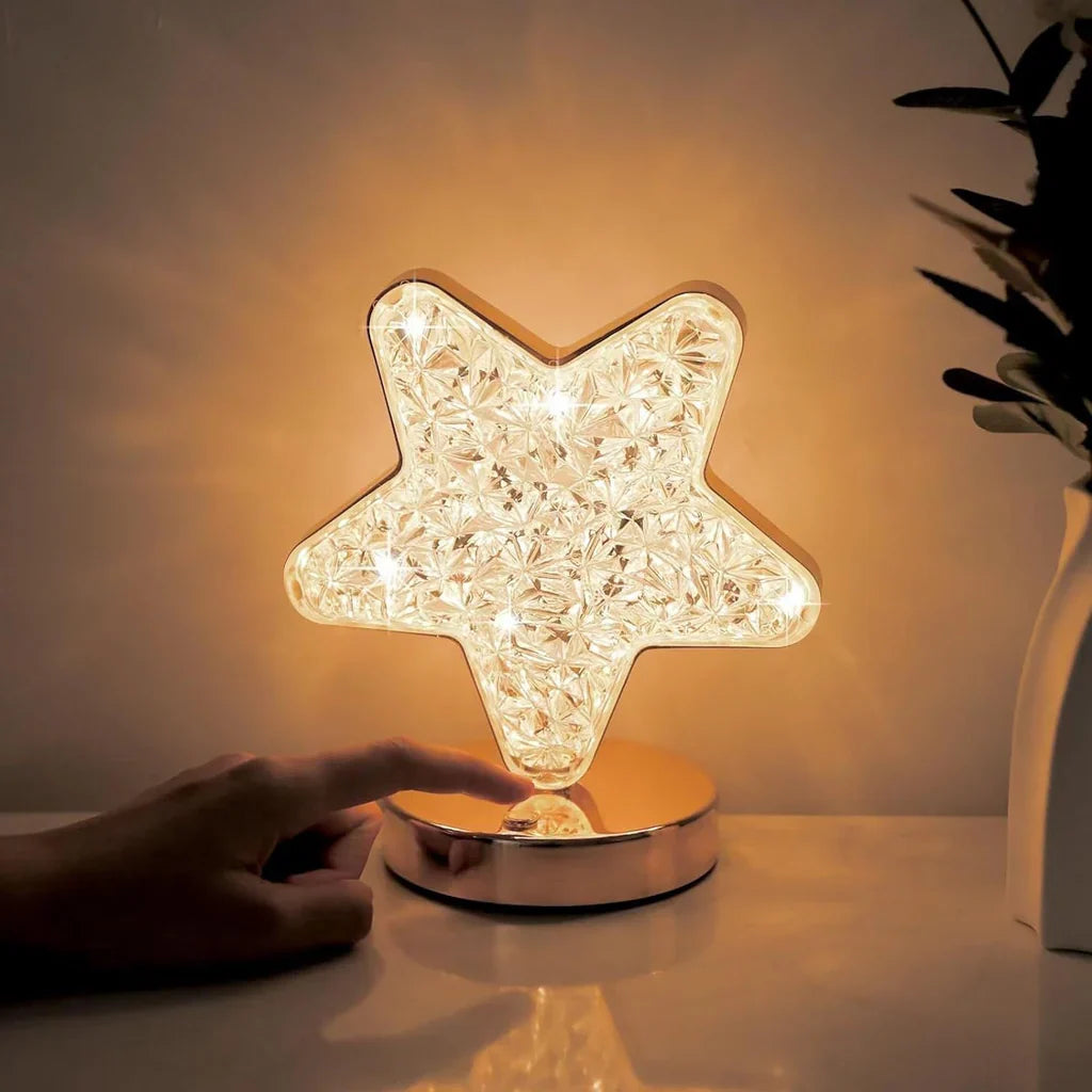 Magical Crystal Table Lamp with Dimmer - Celestia | Stornfield