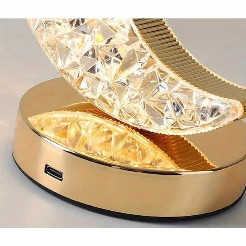 Magical Crystal Table Lamp with Dimmer - Celestia | Stornfield