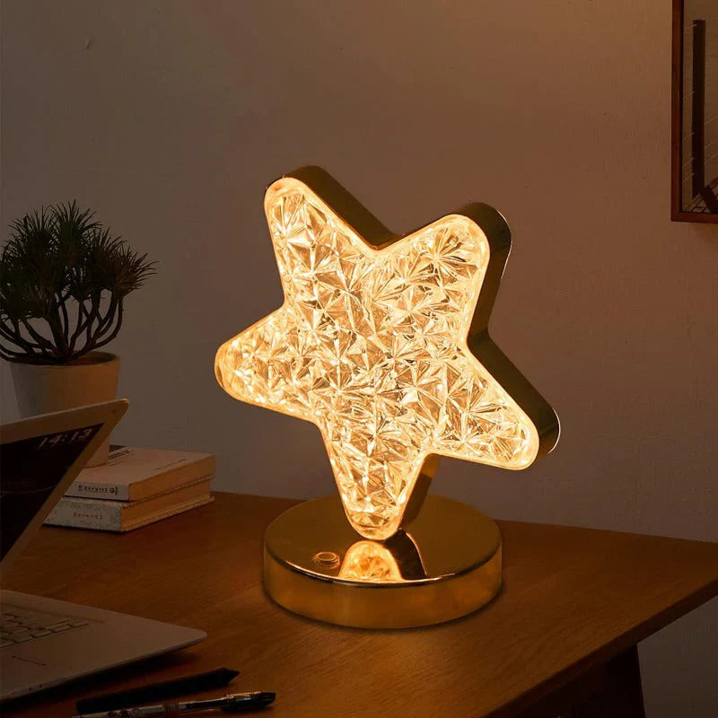 Magical Crystal Table Lamp with Dimmer - Celestia | Stornfield