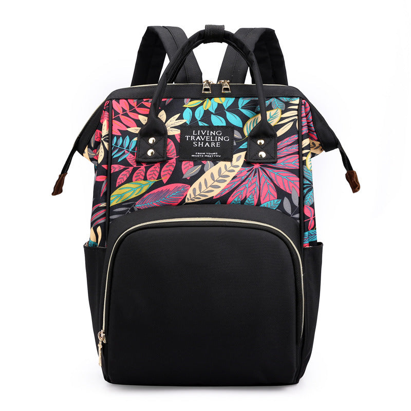 Stylish Floral Design Backpack Stornfield
