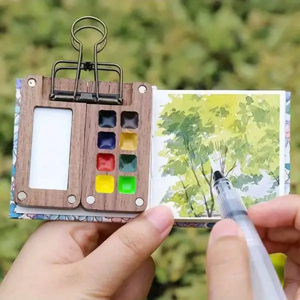 Stornfield | Portable Watercolor Paint Box Set with 24 Colors