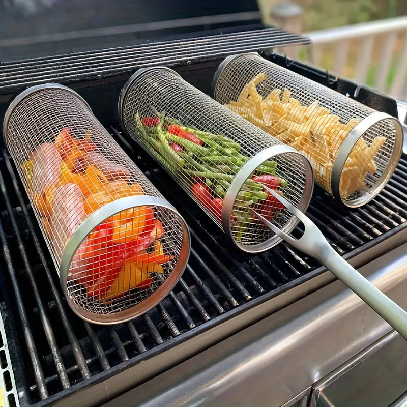 Stornfield | GrillMaster DuoLock Stainless Steel Grill Basket