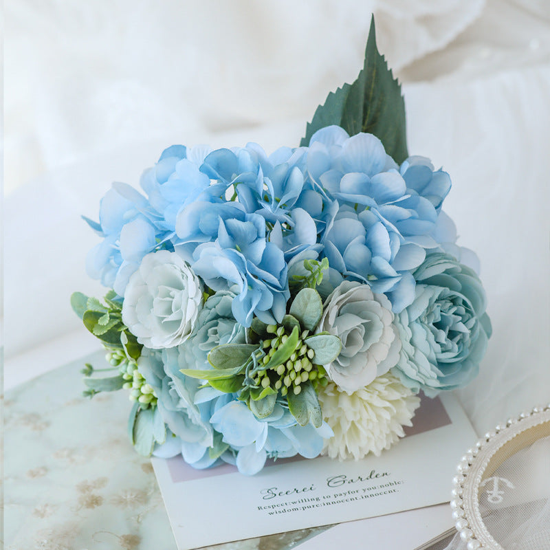 Charming Lifelike Floral Bouquet