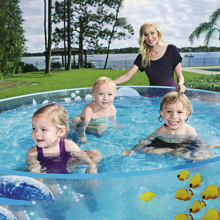 Women's Inflatable Children's Pool with Maritime Underwater Design Stornfield