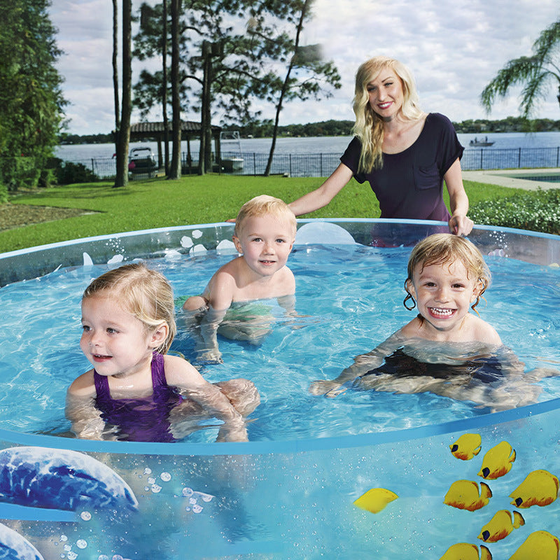 Women's Inflatable Children's Pool with Maritime Underwater Design Stornfield