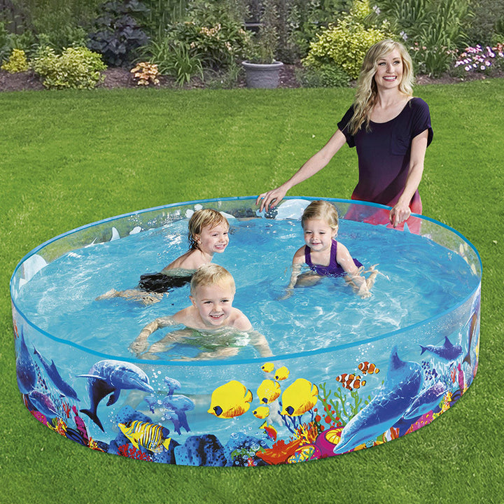 Women's Inflatable Children's Pool with Maritime Underwater Design Stornfield