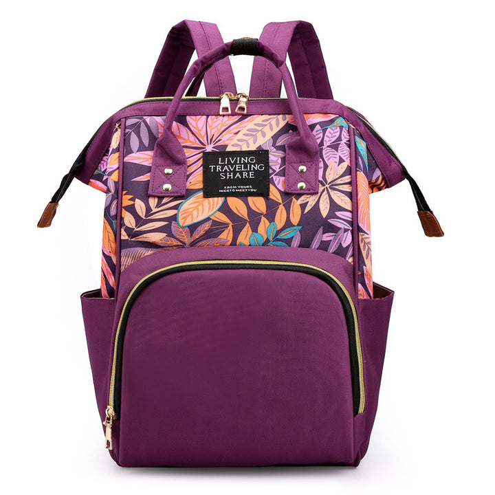 Stylish Floral Design Backpack Stornfield