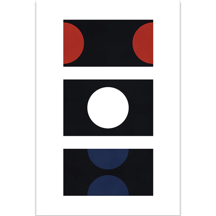 Stornfield | Black and Red Abstract Polyester Rug Modern Washable Pet-Friendly Rug for Living Room