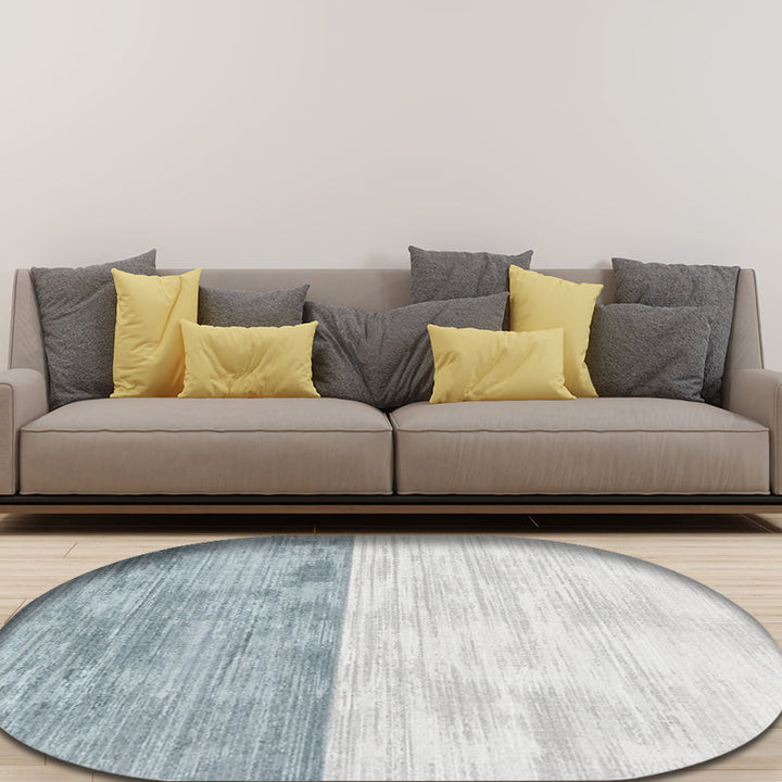 Stornfield | Novelty Pink and Blue Checkered Living Room Rug Stain Resistant Polyester Area Rug