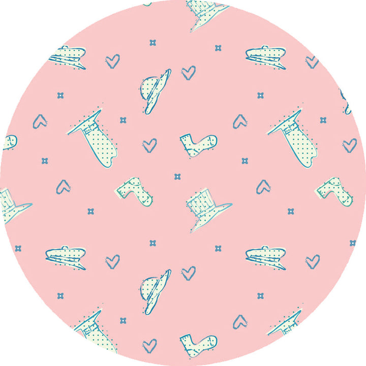 Stornfield | Pink and Purple Polyester Kids Rug with Diamond and Sock Pattern Pet Friendly Washable Non-Slip Accent Rug