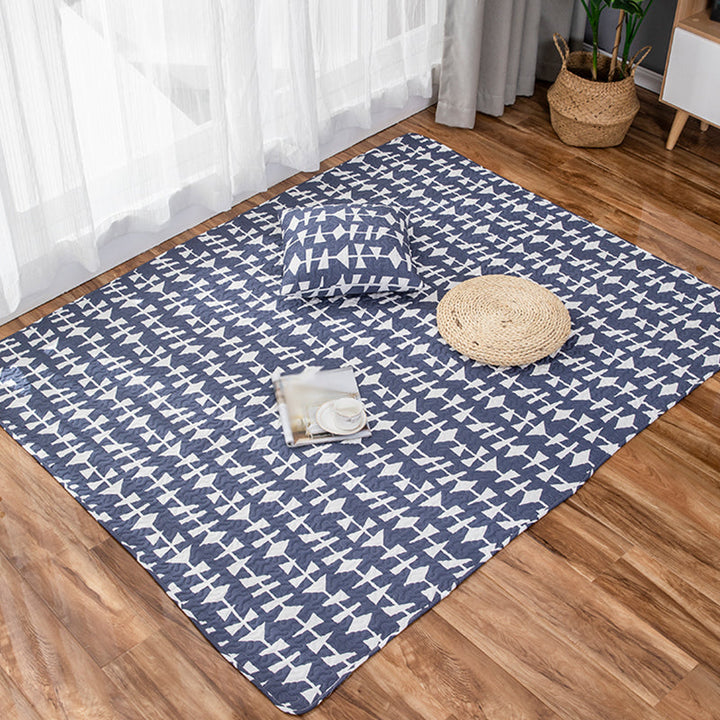 Stornfield | Yellow and Green Strawberry Pattern Kids Rug Cotton Washable, Pet-Friendly, Non-Slip Rug for Kids' Bedroom